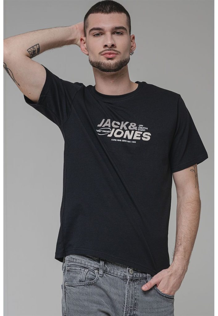 Tricou cu decolteu la baza gatului si imprimeu Tarmac-BARBATI/IMBRACAMINTE/Tricouri si maiouri-IMBRACAMINTE/Tricouri si maiouri