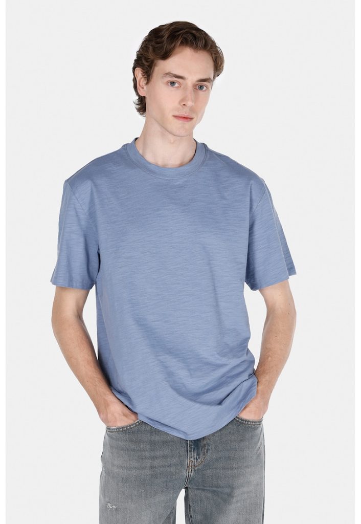 Tricou cu decolteu la baza gatului si maneci cazute-BARBATI/IMBRACAMINTE/Tricouri si maiouri-IMBRACAMINTE/Tricouri si maiouri