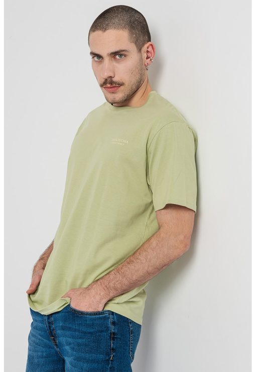 Tricou cu decolteu la baza gatului si maneci cazute-BARBATI/IMBRACAMINTE/Tricouri si maiouri-IMBRACAMINTE/Tricouri si maiouri