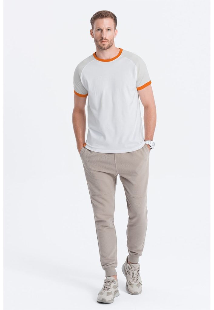 Tricou cu decolteu rotund-BARBATI/IMBRACAMINTE/Tricouri si maiouri-IMBRACAMINTE/Tricouri si maiouri