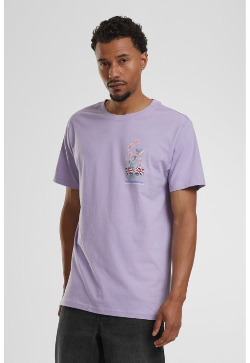 Tricou cu design grafic si decolteu la baza gatului-BARBATI/IMBRACAMINTE/Tricouri si maiouri-IMBRACAMINTE/Tricouri si maiouri