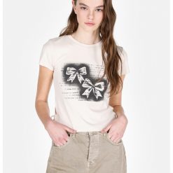 Tricou cu funda si decolteu la baza gatului-FEMEI/IMBRACAMINTE/Tricouri si maiouri-IMBRACAMINTE/Tricouri si maiouri