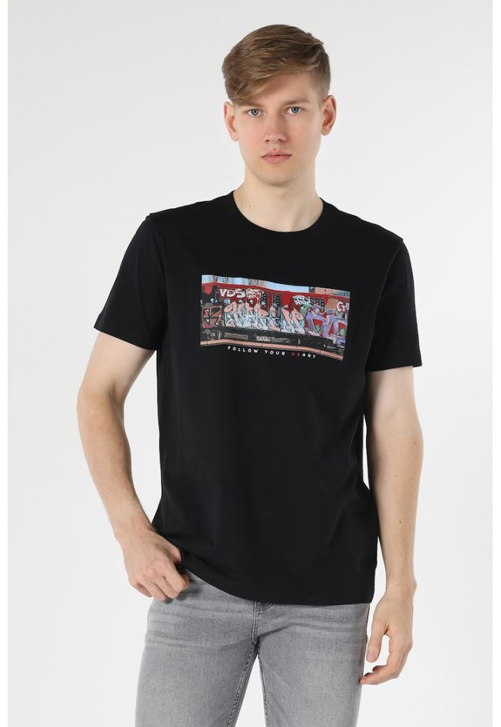 Tricou cu imprimeu foto-BARBATI/IMBRACAMINTE/Tricouri si maiouri-IMBRACAMINTE/Tricouri si maiouri