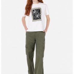 Tricou cu imprimeu grafic-FEMEI/IMBRACAMINTE/Tricouri si maiouri-IMBRACAMINTE/Tricouri si maiouri