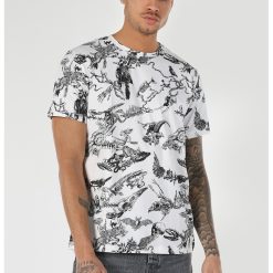 Tricou cu imprimeu grafic-BARBATI/IMBRACAMINTE/Tricouri si maiouri-IMBRACAMINTE/Tricouri si maiouri