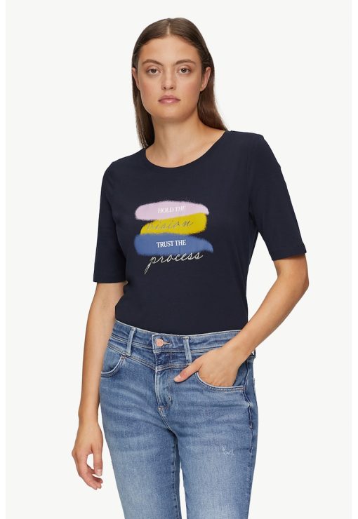 Tricou cu imprimeu grafic-FEMEI/IMBRACAMINTE/Tricouri si maiouri-IMBRACAMINTE/Tricouri si maiouri