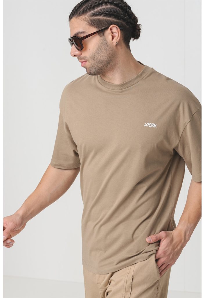 Tricou cu imprimeu pe partea din spate-BARBATI/IMBRACAMINTE/Tricouri si maiouri-IMBRACAMINTE/Tricouri si maiouri