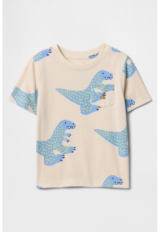 Tricou cu imprimeu si decolteu rotund-FETE/IMBRACAMINTE/Tricouri si maiouri-IMBRACAMINTE/Tricouri si maiouri