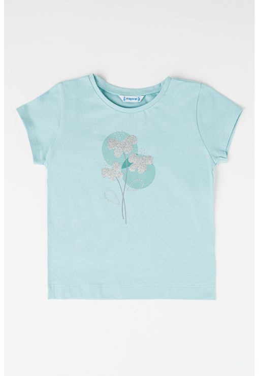 Tricou cu imprimeu stralucitor-FETE/IMBRACAMINTE/Tricouri si maiouri-IMBRACAMINTE/Tricouri si maiouri