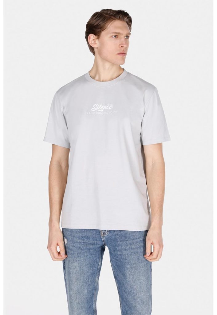Tricou cu imprimeu text-BARBATI/IMBRACAMINTE/Tricouri si maiouri-IMBRACAMINTE/Tricouri si maiouri