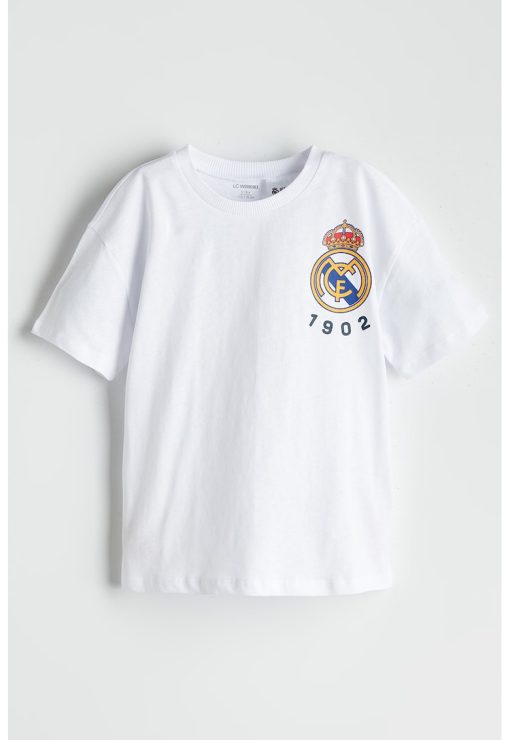 Tricou cu imprimeu text-BAIETI/IMBRACAMINTE/Tricouri si maiouri-IMBRACAMINTE/Tricouri si maiouri