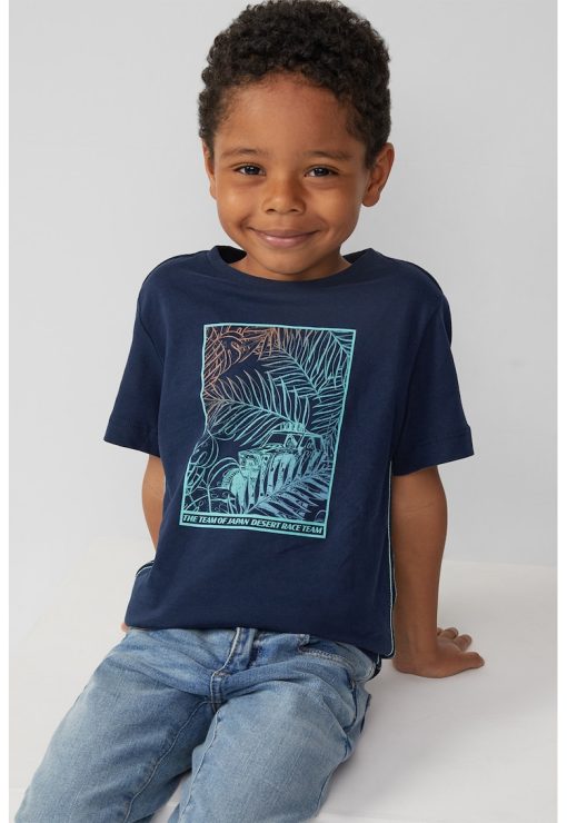 Tricou cu imprimeu tropical-BAIETI/IMBRACAMINTE/Tricouri si maiouri-IMBRACAMINTE/Tricouri si maiouri