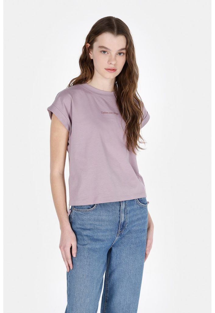 Tricou cu snur lateral-FEMEI/IMBRACAMINTE/Tricouri si maiouri-IMBRACAMINTE/Tricouri si maiouri