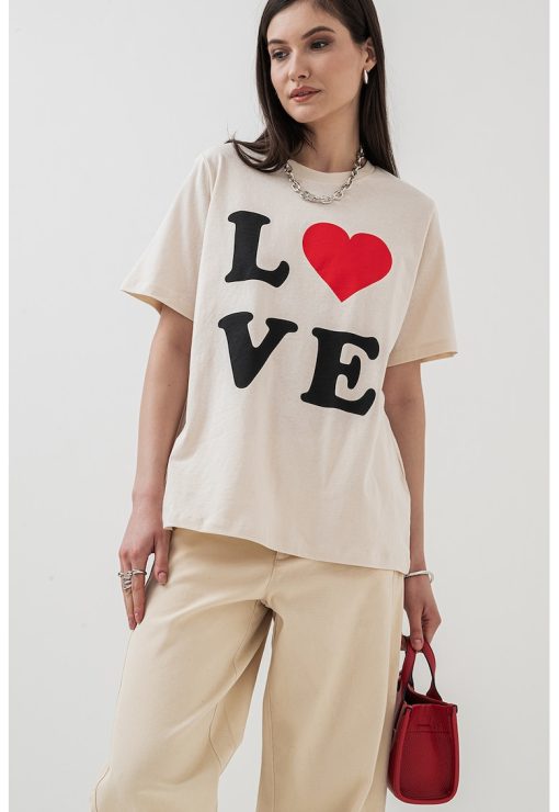 Tricou de bumbac Valerie-FEMEI/IMBRACAMINTE/Tricouri si maiouri-IMBRACAMINTE/Tricouri si maiouri