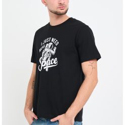 Tricou de bumbac cu imprimeu-BARBATI/IMBRACAMINTE/Tricouri si maiouri-IMBRACAMINTE/Tricouri si maiouri