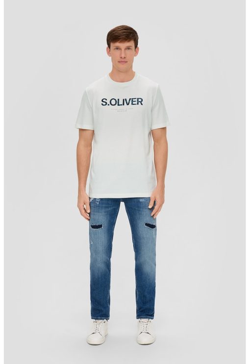 Tricou de bumbac cu imprimeu-BARBATI/IMBRACAMINTE/Tricouri si maiouri-IMBRACAMINTE/Tricouri si maiouri
