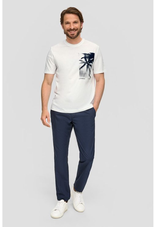 Tricou de bumbac cu imprimeu-BARBATI/IMBRACAMINTE/Tricouri si maiouri-IMBRACAMINTE/Tricouri si maiouri
