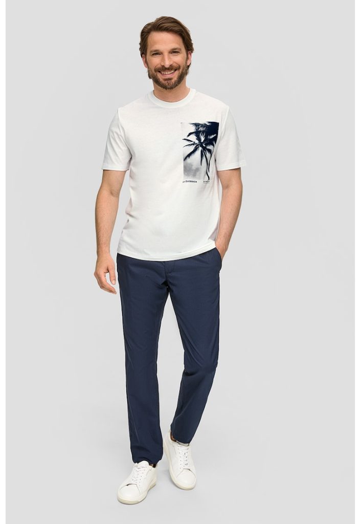 Tricou de bumbac cu imprimeu-BARBATI/IMBRACAMINTE/Tricouri si maiouri-IMBRACAMINTE/Tricouri si maiouri