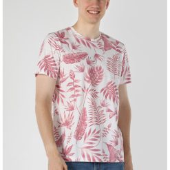 Tricou de bumbac cu imprimeu floral-BARBATI/IMBRACAMINTE/Tricouri si maiouri-IMBRACAMINTE/Tricouri si maiouri