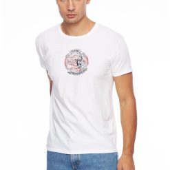 Tricou de bumbac cu imprimeu grafic-BARBATI/IMBRACAMINTE/Tricouri si maiouri-IMBRACAMINTE/Tricouri si maiouri