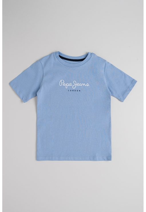 Tricou de bumbac cu imprimeu logo New Art-BAIETI/IMBRACAMINTE/Tricouri si maiouri-IMBRACAMINTE/Tricouri si maiouri