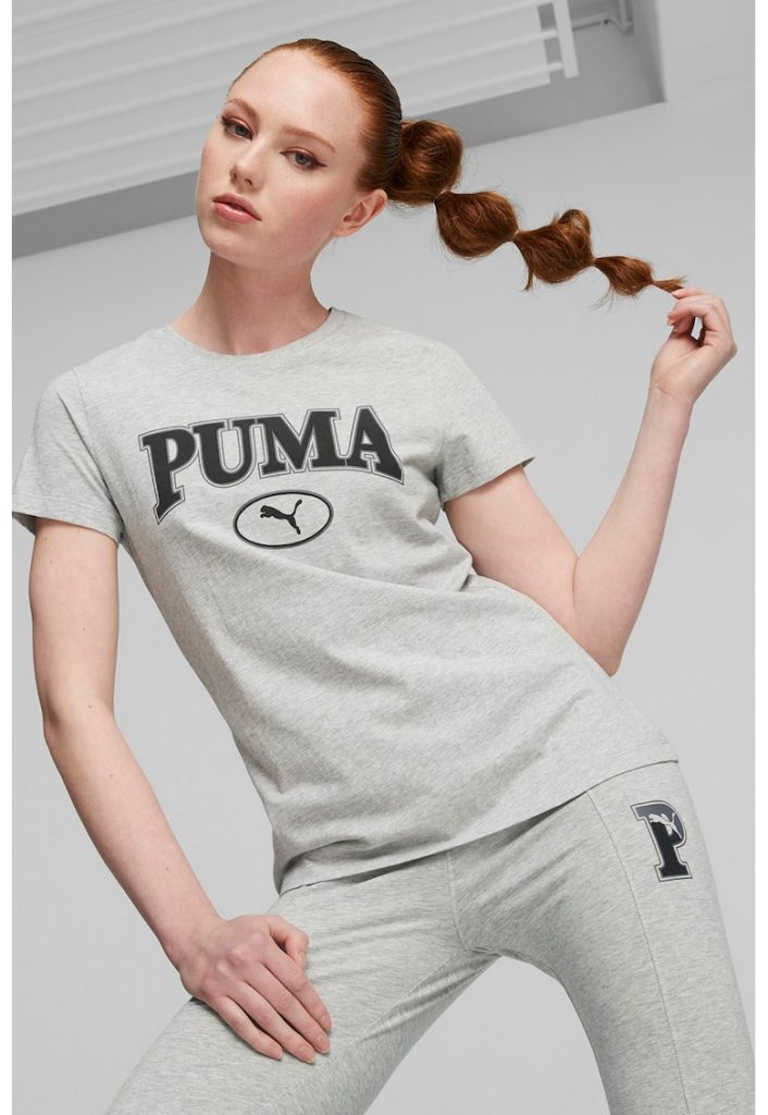 Tricou de bumbac cu imprimeu logo Squad-FEMEI/IMBRACAMINTE/Tricouri si maiouri-IMBRACAMINTE/Tricouri si maiouri