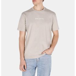 Tricou de bumbac cu imprimeu text-BARBATI/IMBRACAMINTE/Tricouri si maiouri-IMBRACAMINTE/Tricouri si maiouri