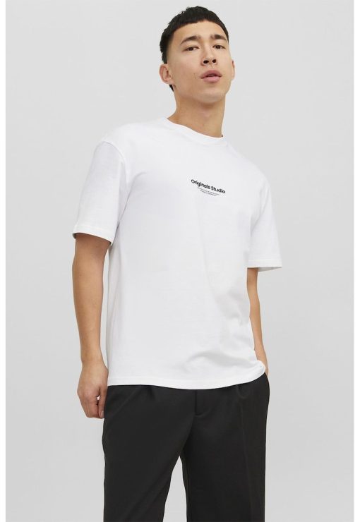 Tricou de bumbac cu imprimeu text-BARBATI/IMBRACAMINTE/Tricouri si maiouri-IMBRACAMINTE/Tricouri si maiouri