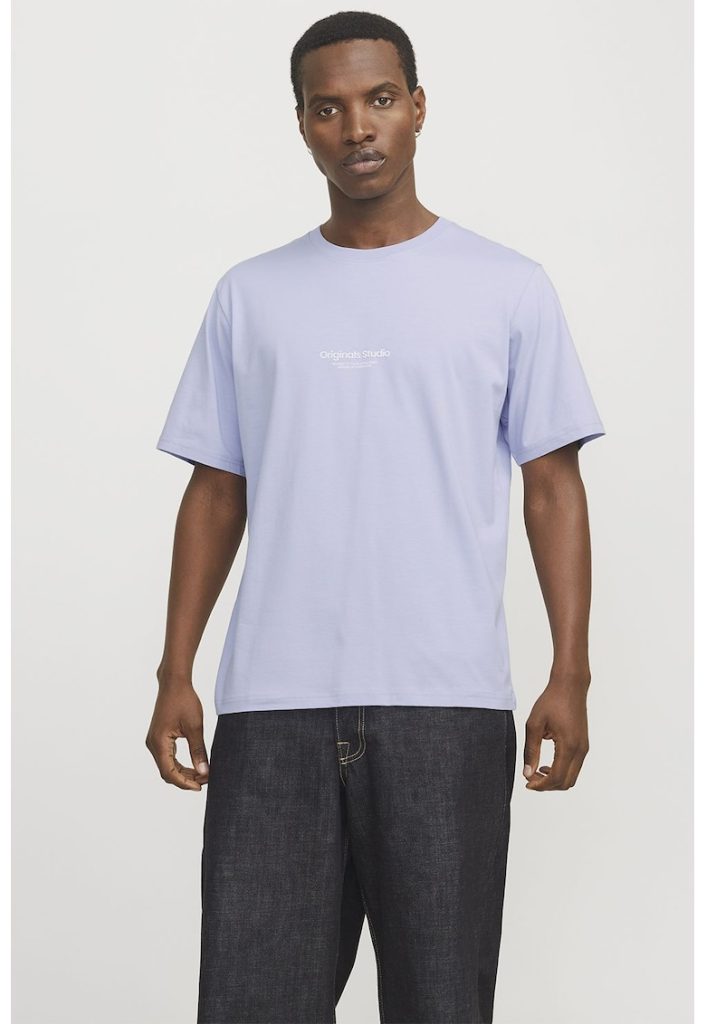 Tricou de bumbac cu imprimeu text-BARBATI/IMBRACAMINTE/Tricouri si maiouri-IMBRACAMINTE/Tricouri si maiouri