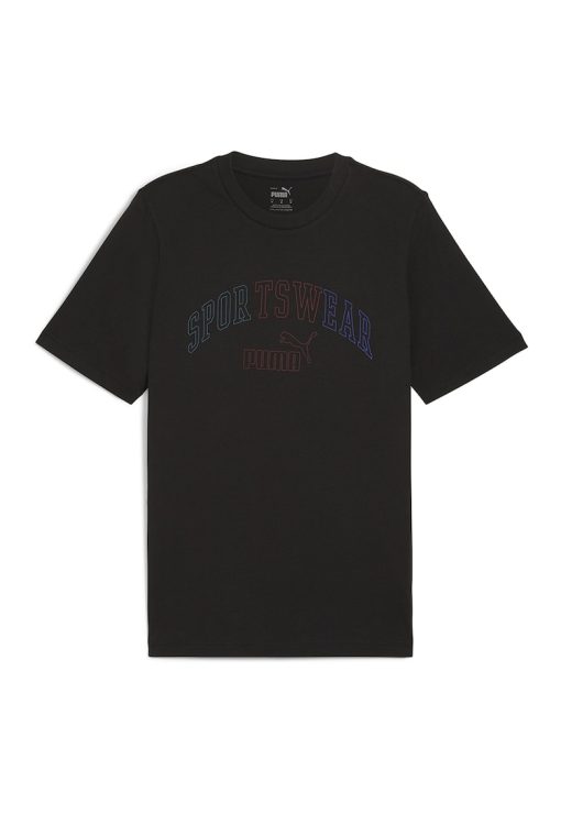 Tricou de bumbac cu logo ESS+-BARBATI/IMBRACAMINTE/Tricouri si maiouri-IMBRACAMINTE/Tricouri si maiouri