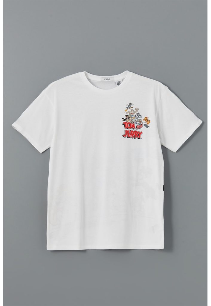 Tricou de bumbac cu model grafic Tom and Jerry-FEMEI/IMBRACAMINTE/Tricouri si maiouri-IMBRACAMINTE/Tricouri si maiouri