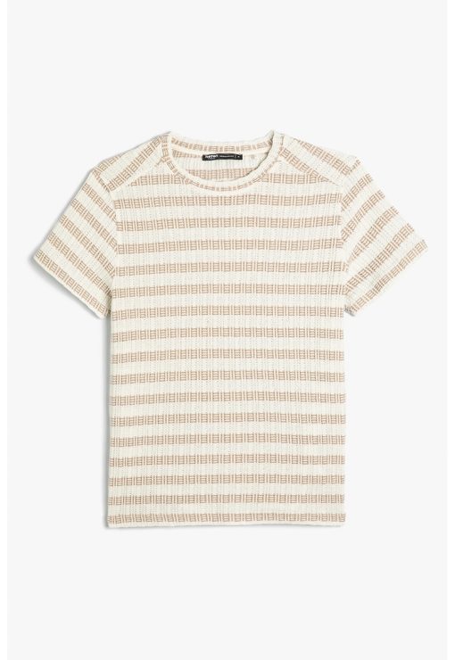 Tricou din amestec de bumbac-BARBATI/IMBRACAMINTE/Tricouri si maiouri-IMBRACAMINTE/Tricouri si maiouri