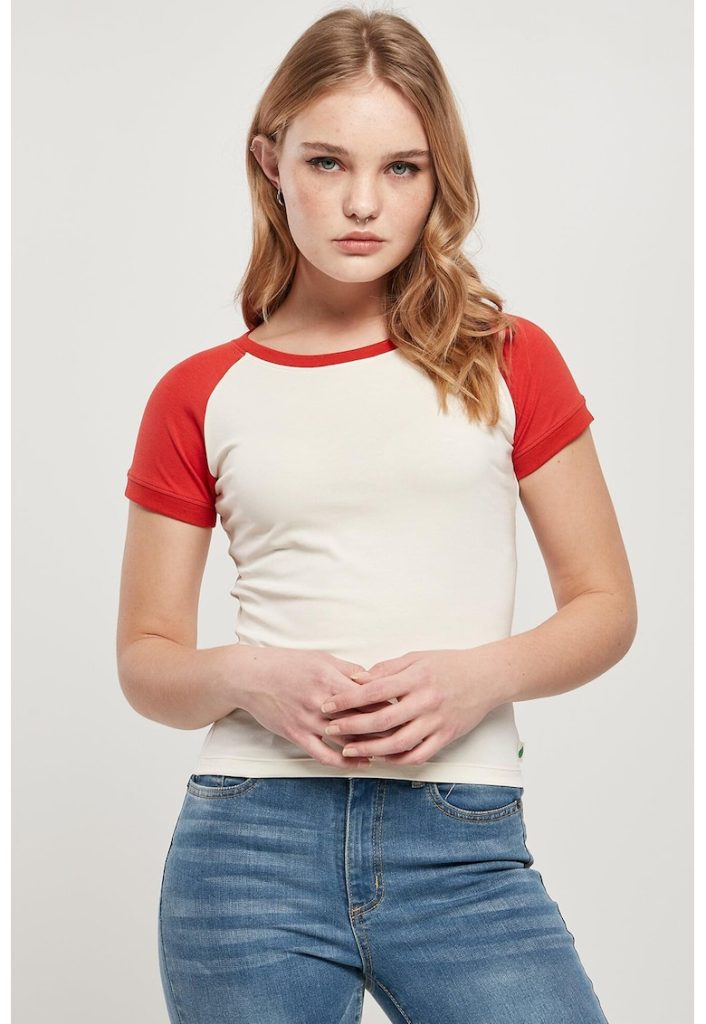 Tricou din amestec de bumbac organic-FEMEI/IMBRACAMINTE/Tricouri si maiouri-IMBRACAMINTE/Tricouri si maiouri