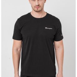 Tricou din bumbac cu detalii logo Basic-BARBATI/IMBRACAMINTE/Tricouri si maiouri-IMBRACAMINTE/Tricouri si maiouri