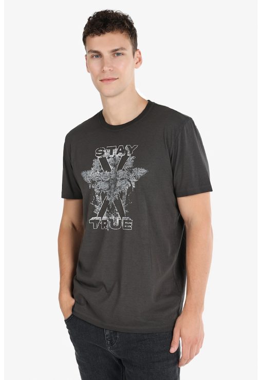Tricou din bumbac cu imprimeu-BARBATI/IMBRACAMINTE/Tricouri si maiouri-IMBRACAMINTE/Tricouri si maiouri