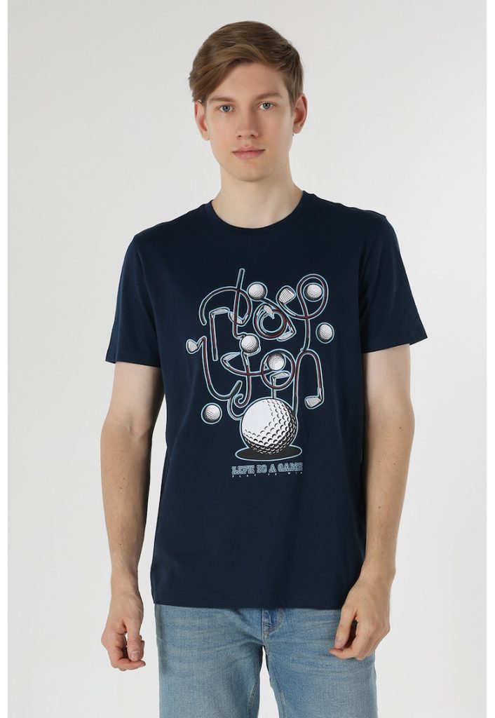 Tricou din bumbac cu imprimeu-BARBATI/IMBRACAMINTE/Tricouri si maiouri-IMBRACAMINTE/Tricouri si maiouri