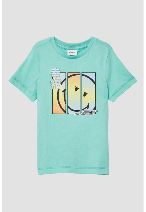 Tricou din bumbac cu imprimeu-BAIETI/IMBRACAMINTE/Tricouri si maiouri-IMBRACAMINTE/Tricouri si maiouri