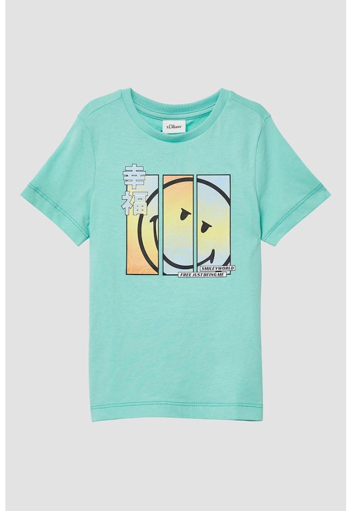 Tricou din bumbac cu imprimeu-BAIETI/IMBRACAMINTE/Tricouri si maiouri-IMBRACAMINTE/Tricouri si maiouri