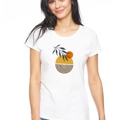 Tricou din bumbac cu imprimeu grafic-FEMEI/IMBRACAMINTE/Tricouri si maiouri-IMBRACAMINTE/Tricouri si maiouri