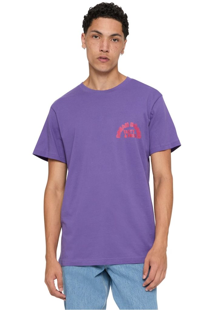 Tricou din bumbac cu imprimeu pe partea din spate-BARBATI/IMBRACAMINTE/Tricouri si maiouri-IMBRACAMINTE/Tricouri si maiouri