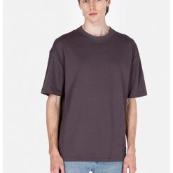 Tricou din bumbac cu maneci cazute-BARBATI/IMBRACAMINTE/Tricouri si maiouri-IMBRACAMINTE/Tricouri si maiouri