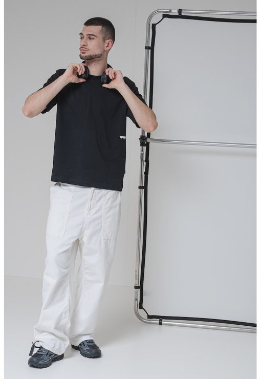 Tricou din bumbac cu model logo-BARBATI/IMBRACAMINTE/Tricouri si maiouri-IMBRACAMINTE/Tricouri si maiouri