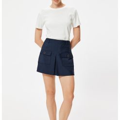 Tricou din bumbac cu strasuri-FEMEI/IMBRACAMINTE/Tricouri si maiouri-IMBRACAMINTE/Tricouri si maiouri