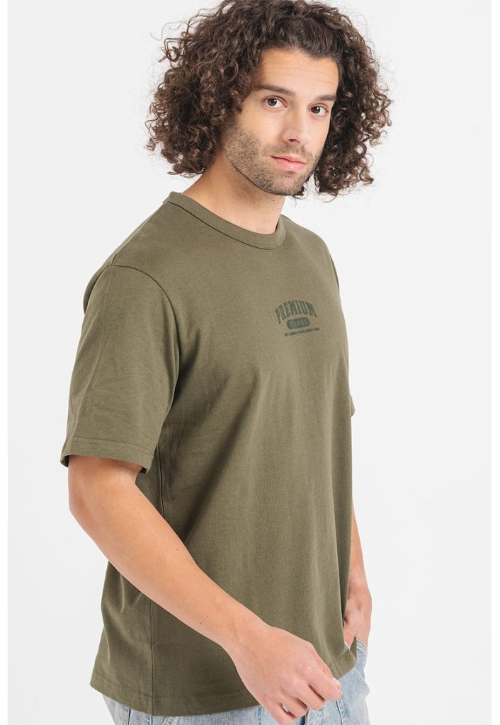 Tricou lejer cu logo-BARBATI/IMBRACAMINTE/Tricouri si maiouri-IMBRACAMINTE/Tricouri si maiouri