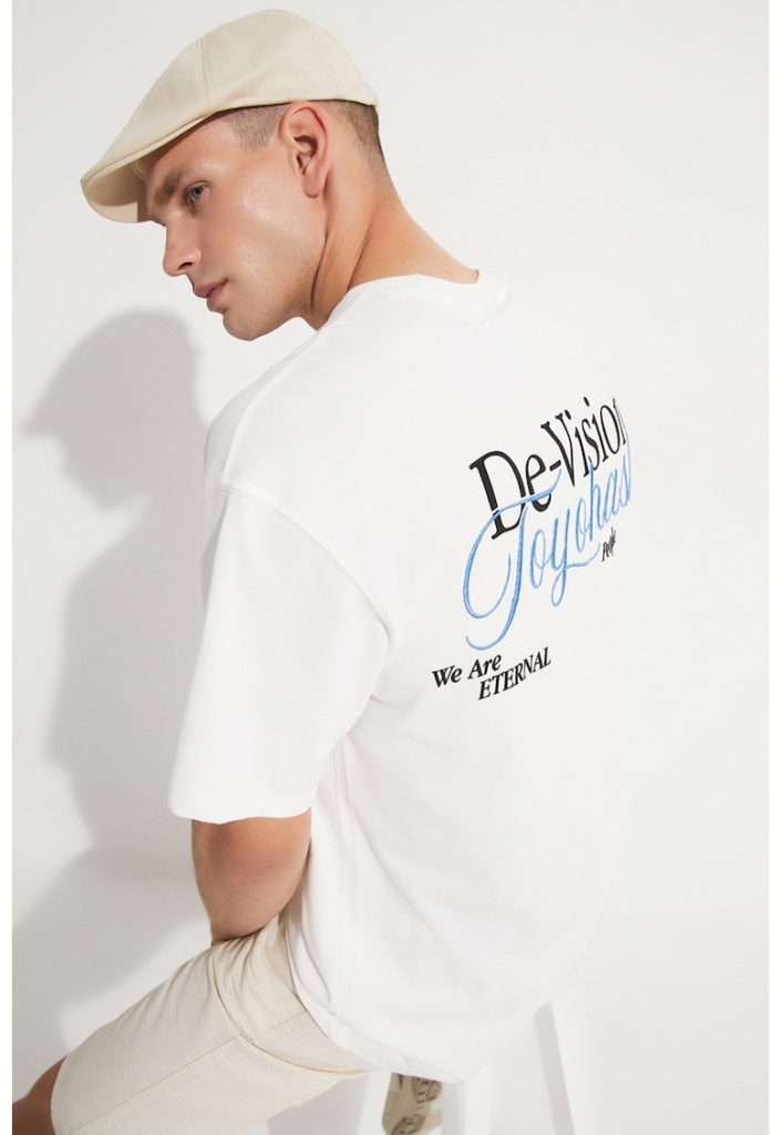 Tricou lejer de bumbac cu imprimeu-BARBATI/IMBRACAMINTE/Tricouri si maiouri-IMBRACAMINTE/Tricouri si maiouri