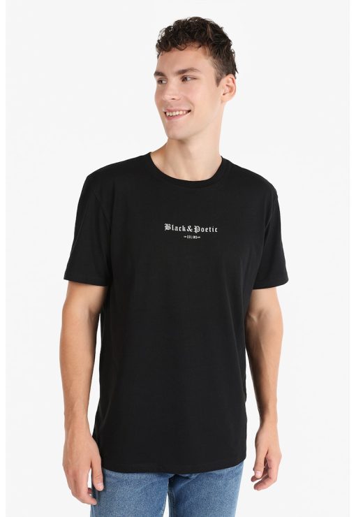 Tricou lejer din bumbac cu imprimeu-BARBATI/IMBRACAMINTE/Tricouri si maiouri-IMBRACAMINTE/Tricouri si maiouri