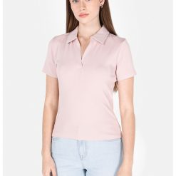 Tricou polo cu croiala slim-fit-FEMEI/IMBRACAMINTE/Tricouri si maiouri-IMBRACAMINTE/Tricouri si maiouri