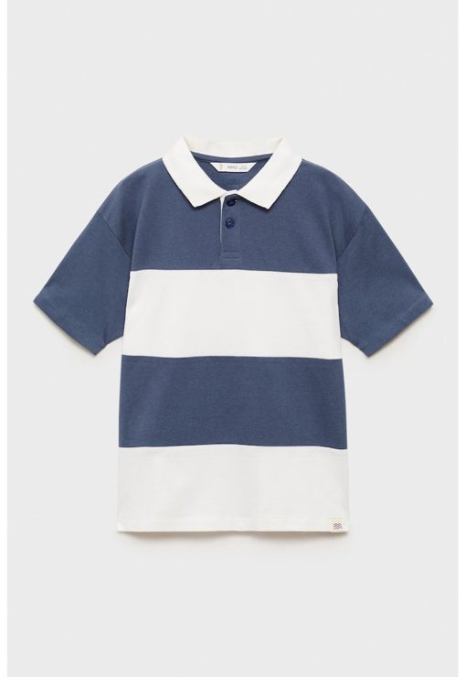 Tricou polo cu model in doua nuante-BAIETI/IMBRACAMINTE/Tricouri si maiouri-IMBRACAMINTE/Tricouri si maiouri