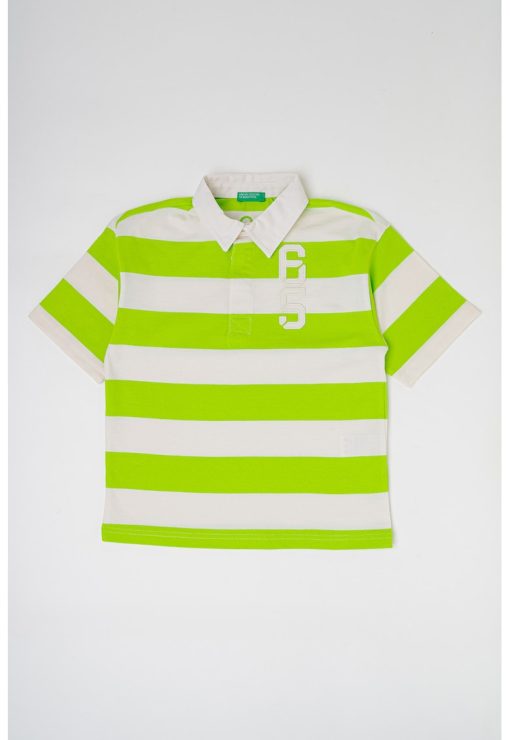 Tricou polo cu model in dungi-BAIETI/IMBRACAMINTE/Tricouri si maiouri-IMBRACAMINTE/Tricouri si maiouri