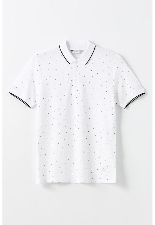 Tricou polo din bumbac-BARBATI/IMBRACAMINTE/Tricouri si maiouri-IMBRACAMINTE/Tricouri si maiouri